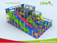 Children Indoor Playground Structure With Enclosure